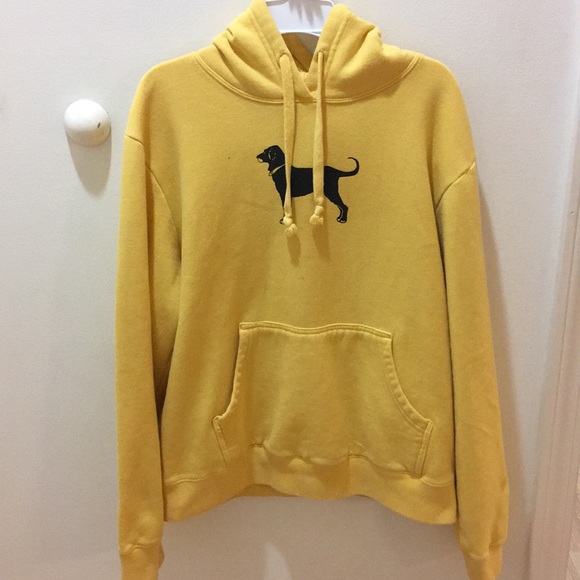 yellow black dog sweatshirt